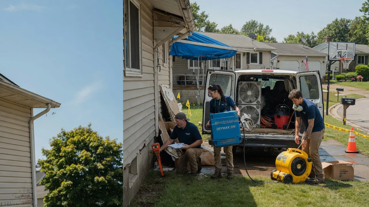 Ceiling Leak Cleanup in Vermontville, MI near me