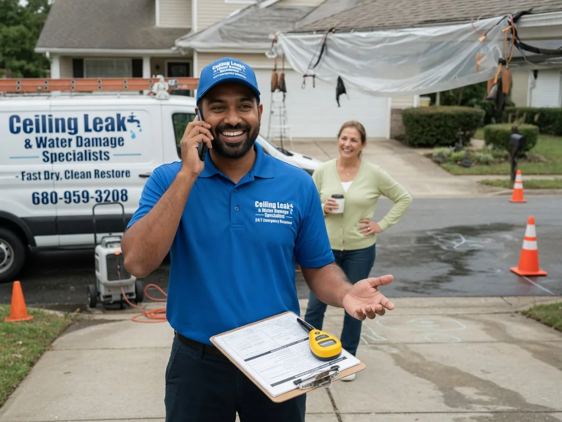 Ceiling Leak Cleanup Vermontville, MI FAQs